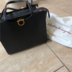 Salvatore Ferragamo Black Handbag